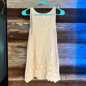 Lace tank top